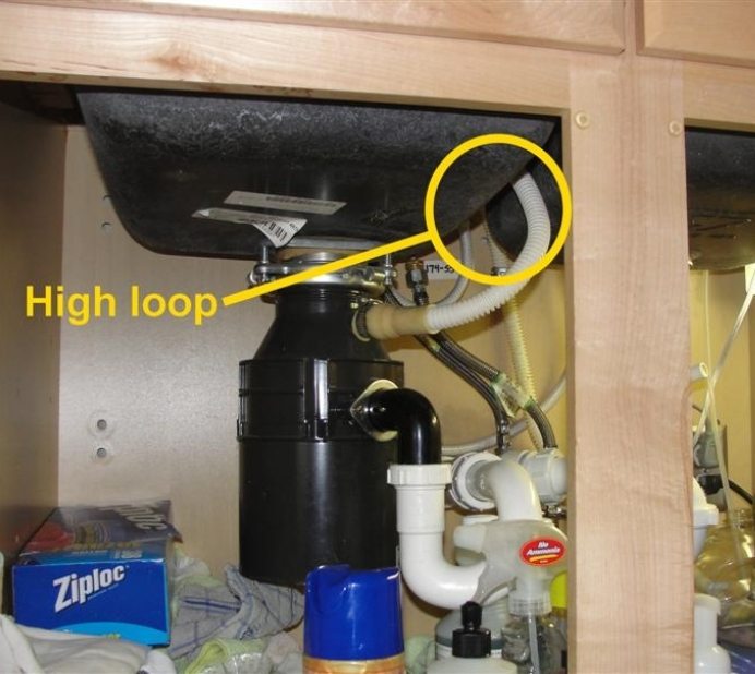 Dishwasher hookup online under sink