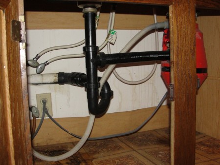 Interior - improper dishwasher drain loop