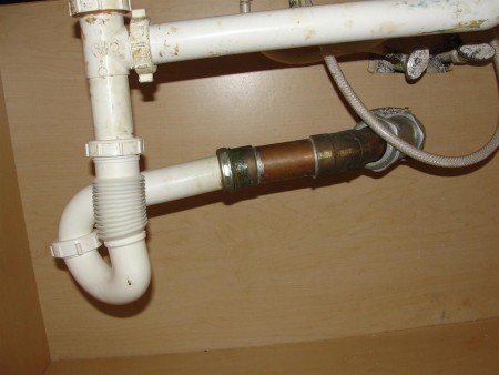 Plumbing - backpitched drain