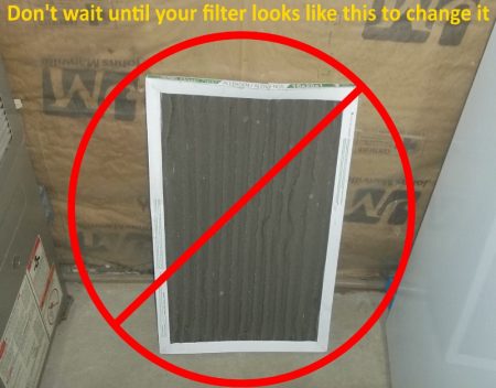 Dirty air filter