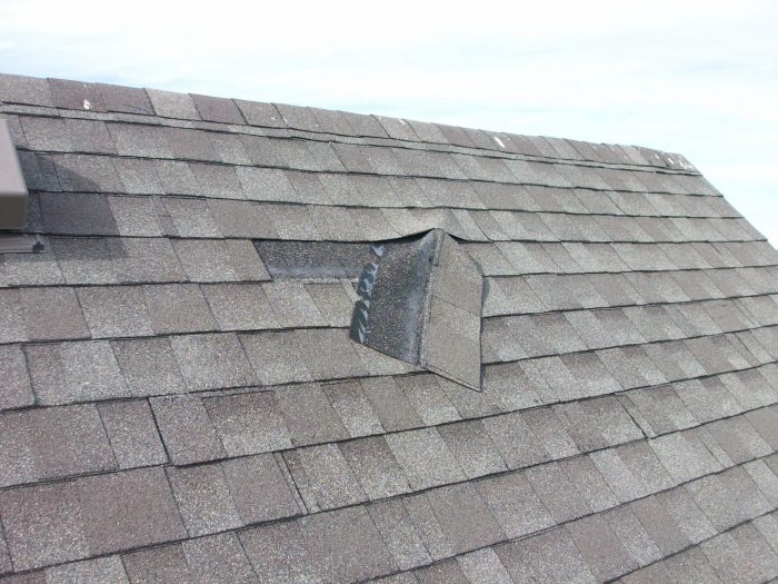 loose shingle