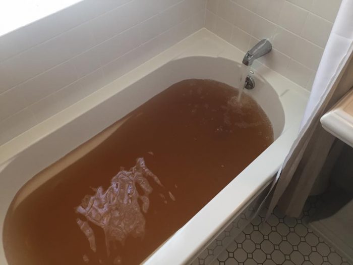 Brown bathwater