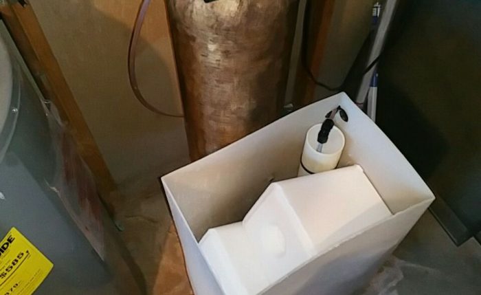 Salt blocks in water softener