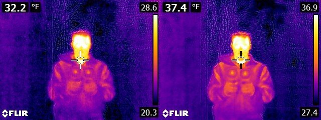 FLIR E6 vs. E8 Reuben in mirror