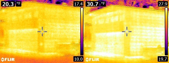 FLIR E6 vs. E8 House exterior 1