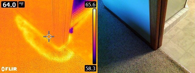 Infrared Leaking Shower