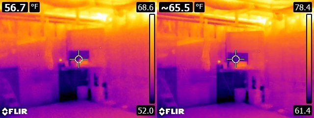 FLIR E6 vs. E8 Reuben's basement