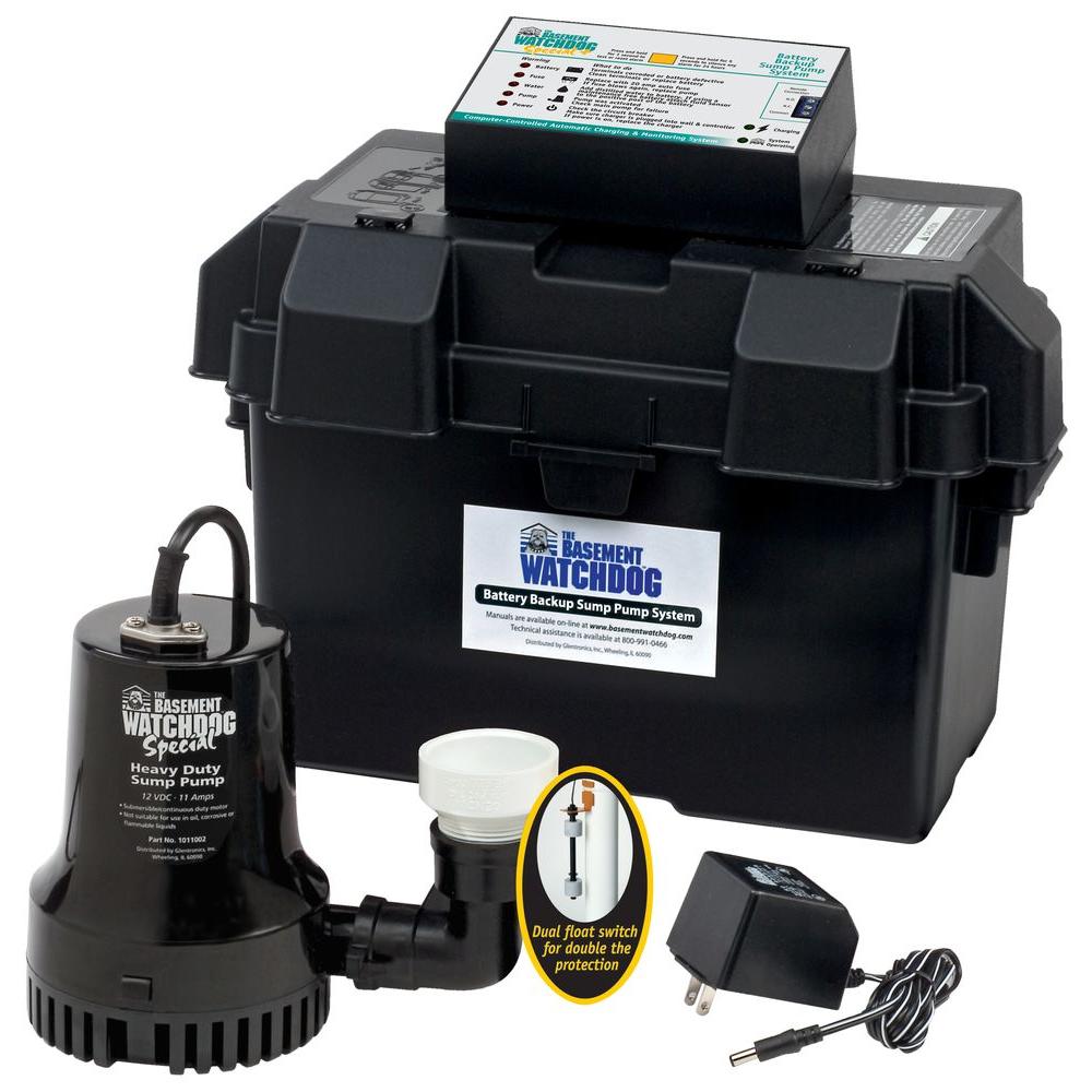 watchdog battery backup for sump pump