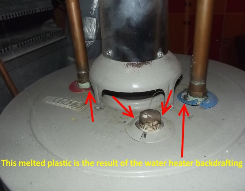 Water Heater Backdrafting