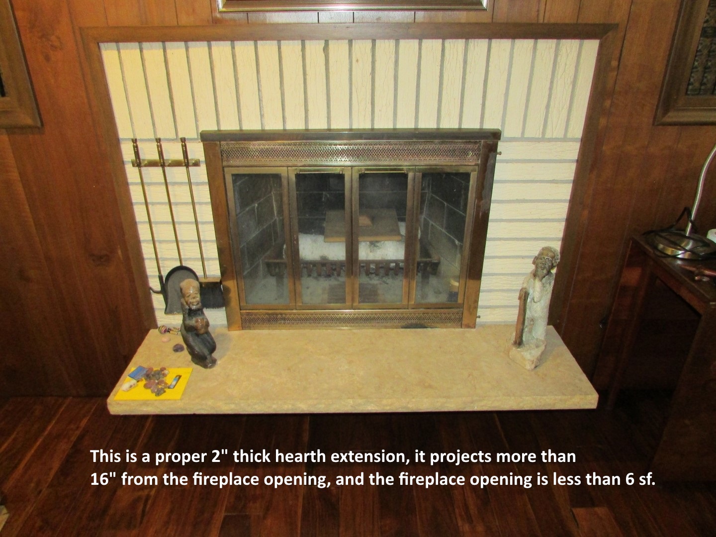 Fireplace Hearth Extension Rules Structure Tech Home Inspections