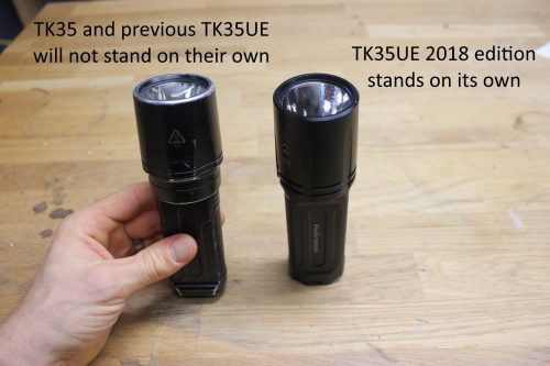 TK35UE stands on end