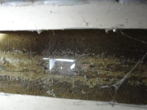 water in duct