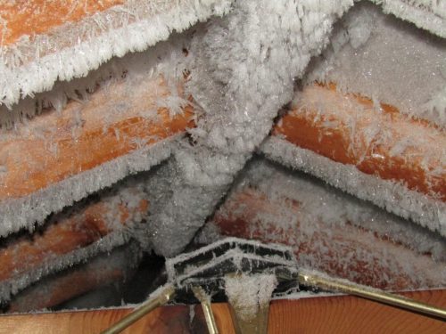 Frosty attic