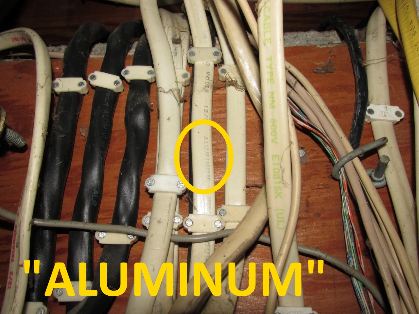 Hazards with aluminum wiring