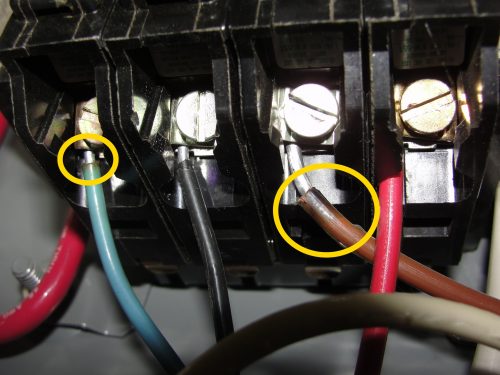 Aluminum wiring scorched 2
