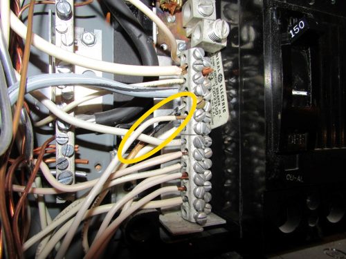 Aluminum wiring scorched 6