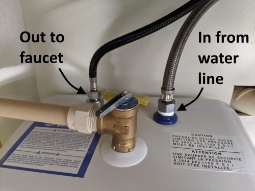 Water line connections