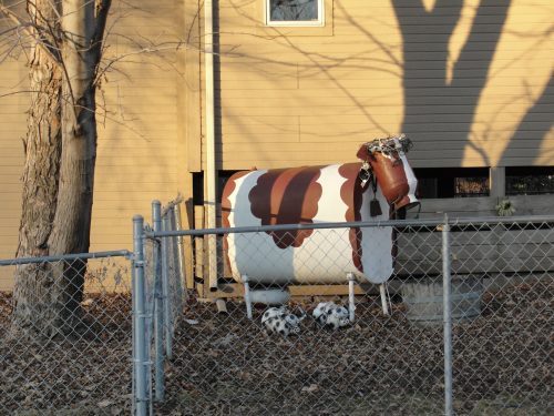 Fuel oil tank cow